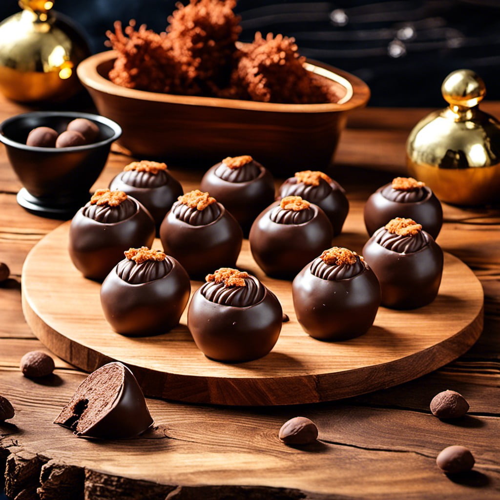 cannonball chocolate truffles