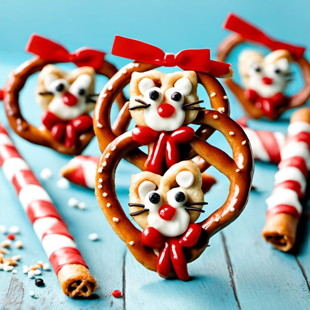 cat in the hat pretzel stick rods