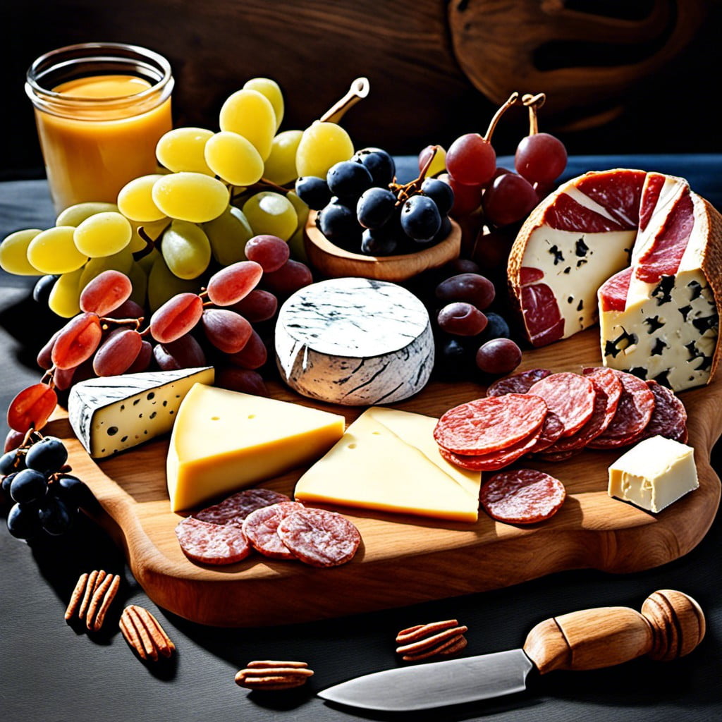 cheese and charcuterie board