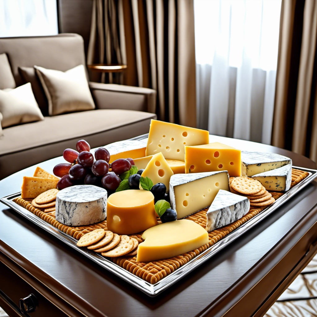 cheese and cracker tray