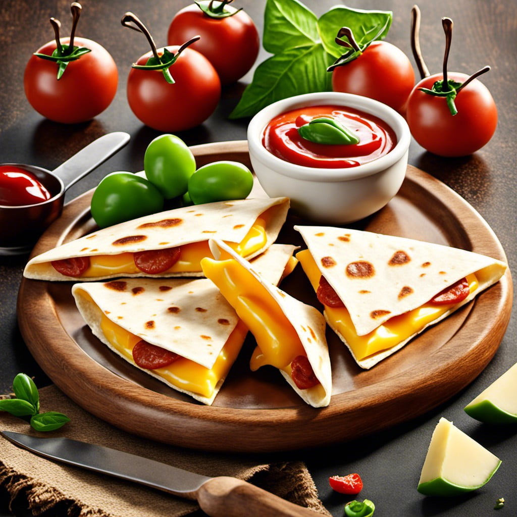 cheese quesadillas