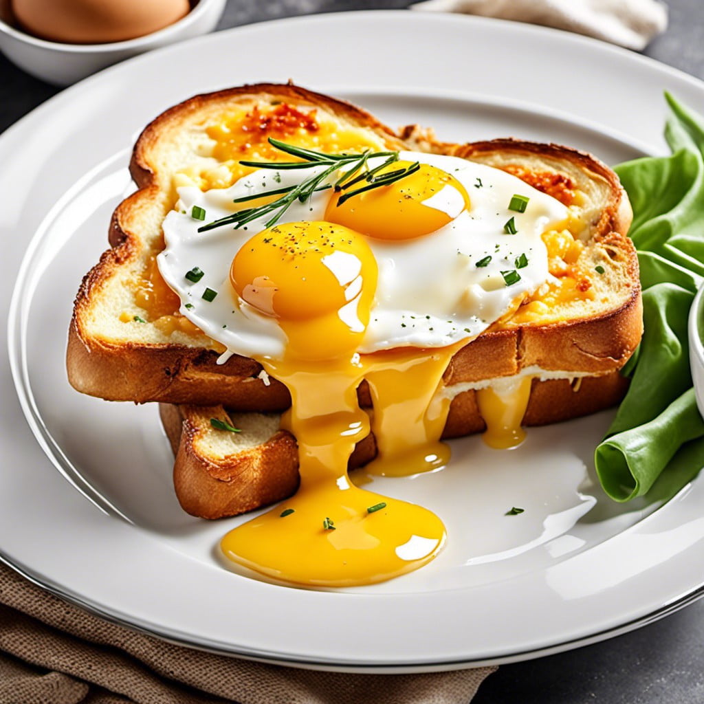 cheesy egg toast