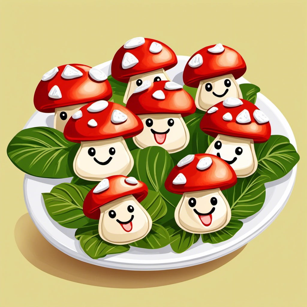 cheesy stuffed mushrooms