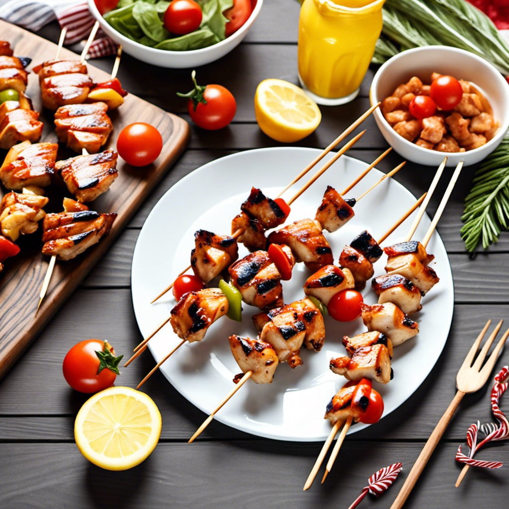 chicken skewers