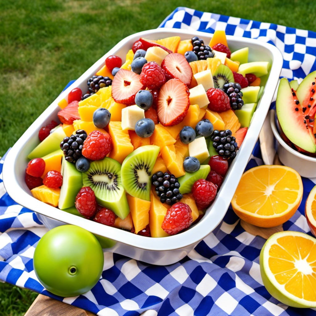 chopped fruit salad