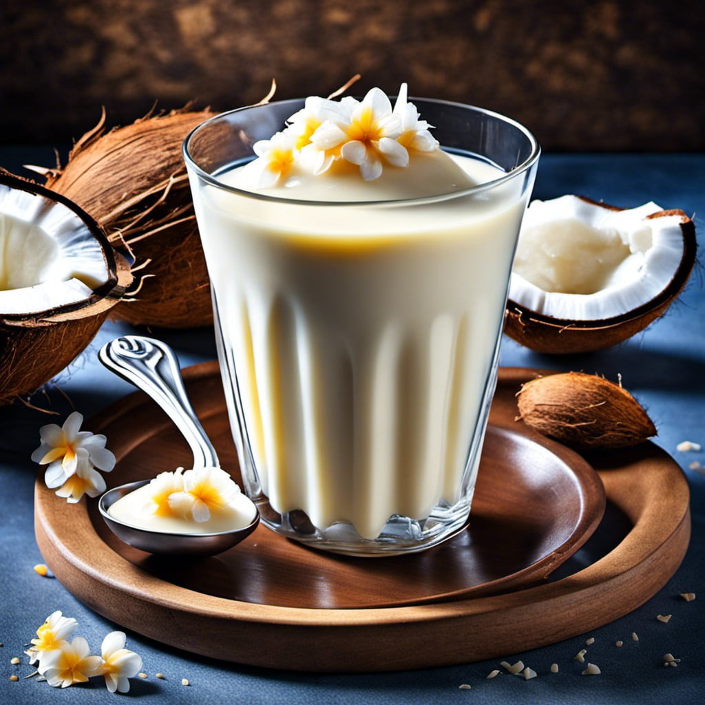 coconut milk pudding