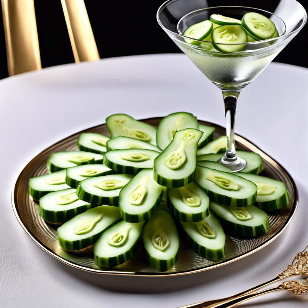 cucumber martini appetizer