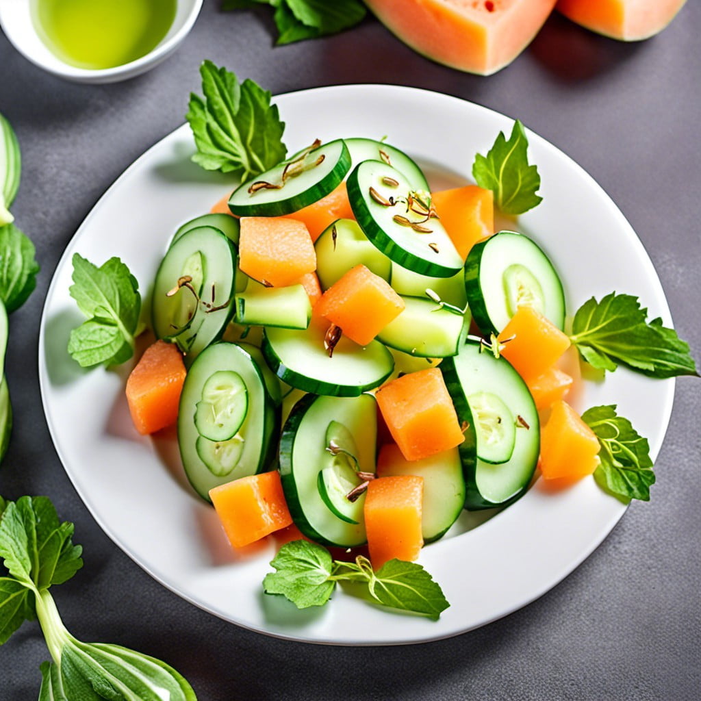 cucumber melon salad