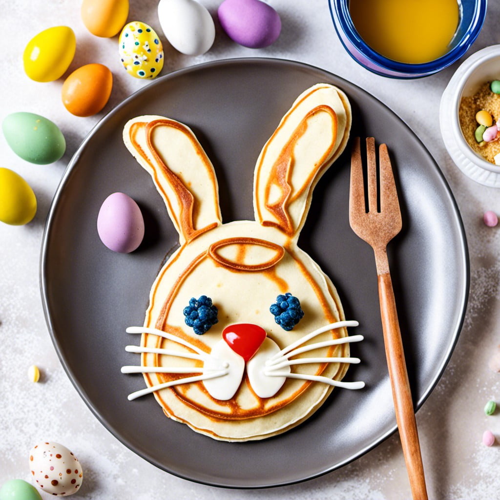 easter bunny pancakes