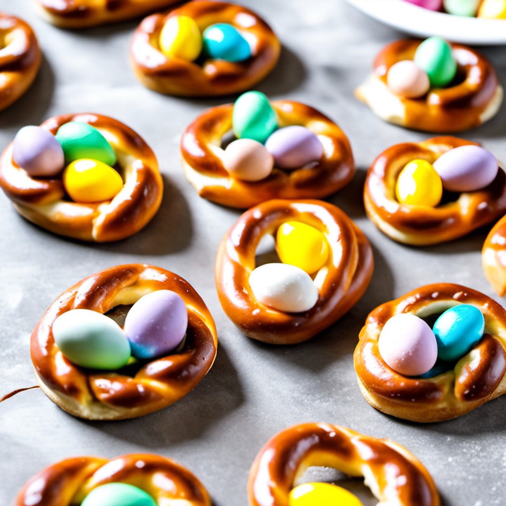 easter egg pretzel swirls