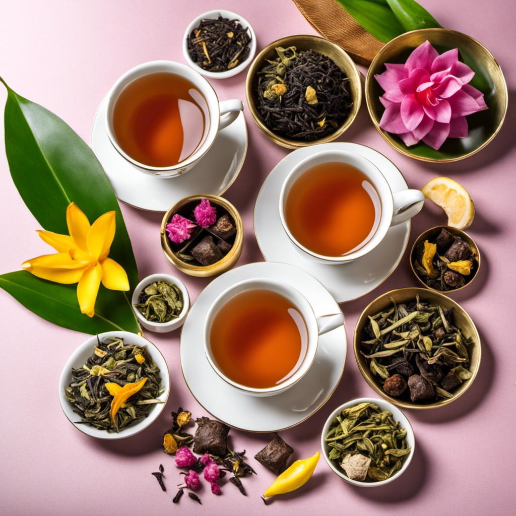 exotic tea assortment