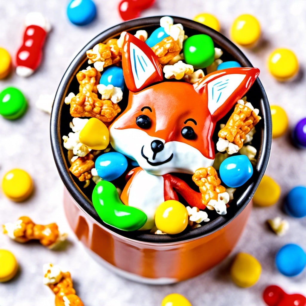 fox in socks popcorn mix