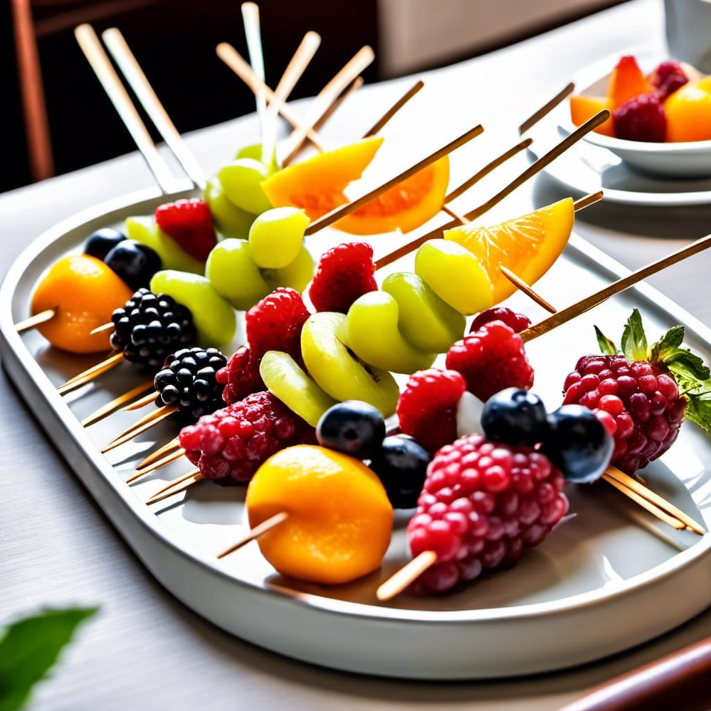 fruit skewers