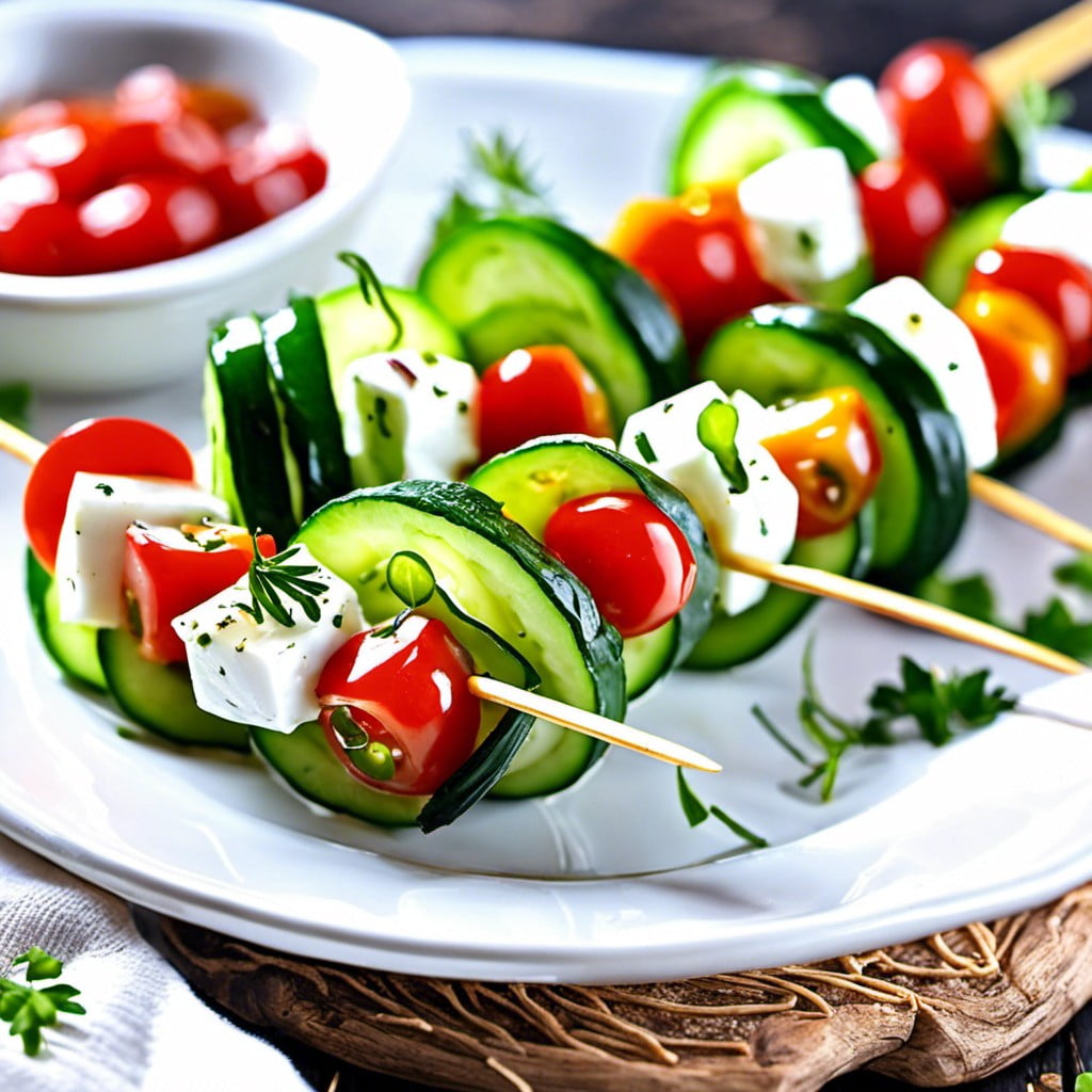 greek salad skewers