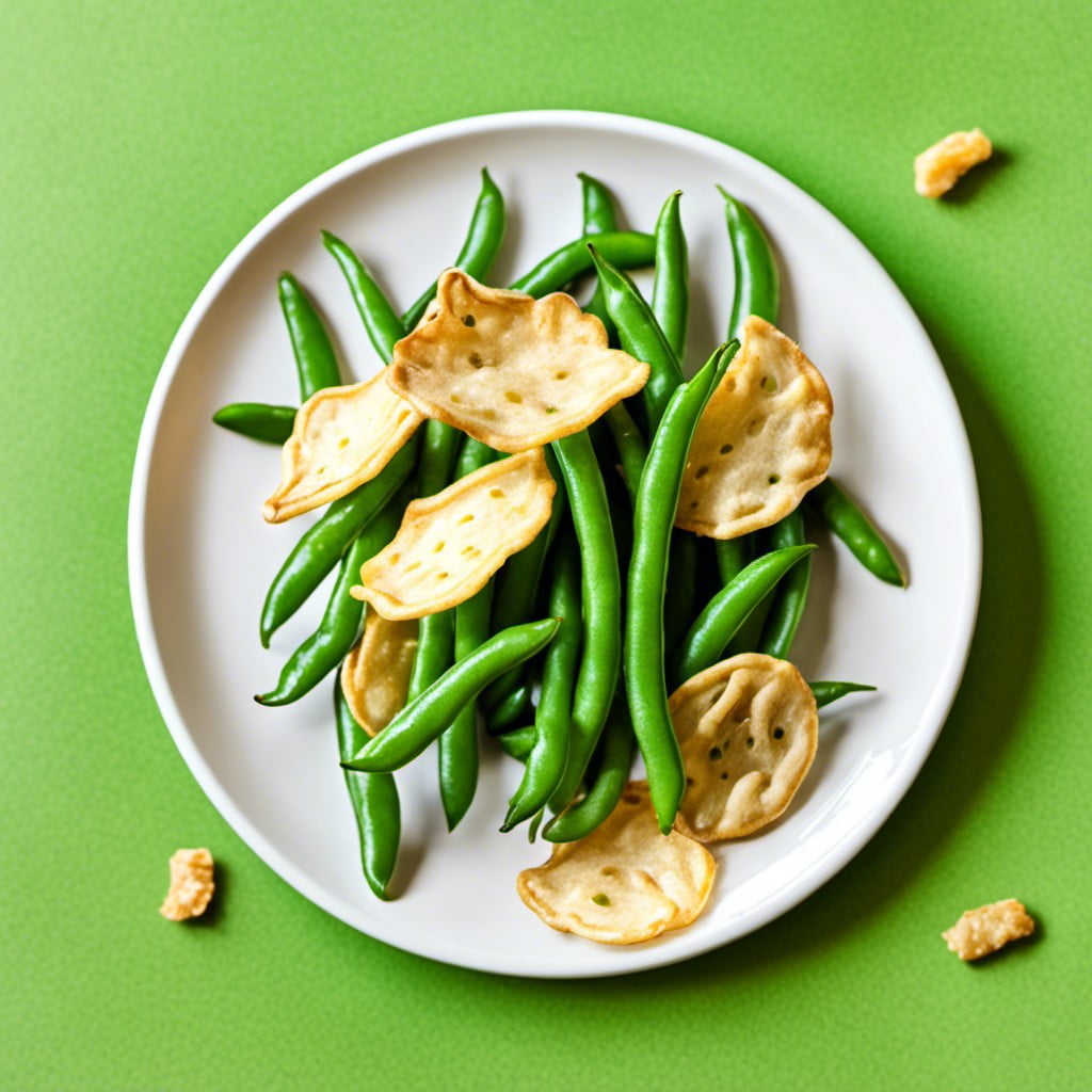 green bean chips