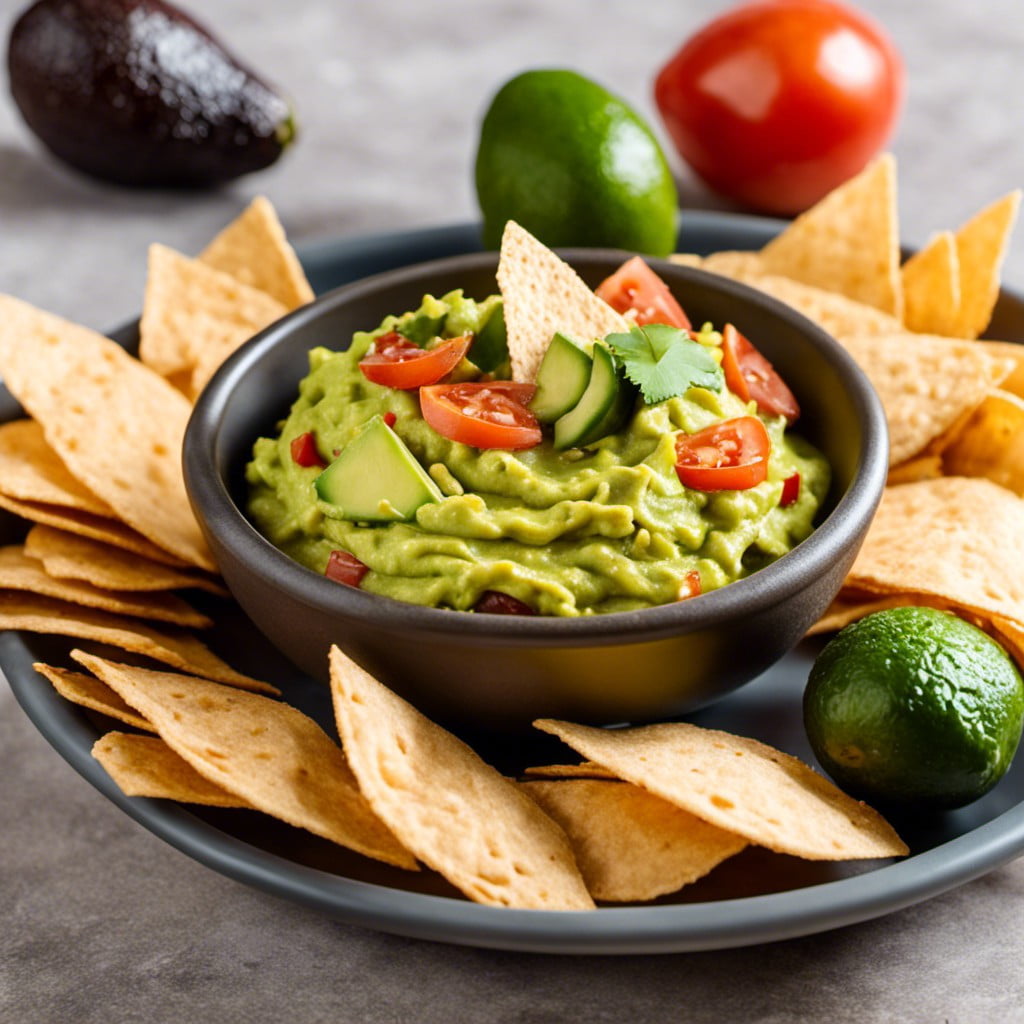 guacamole amp whole grain chips