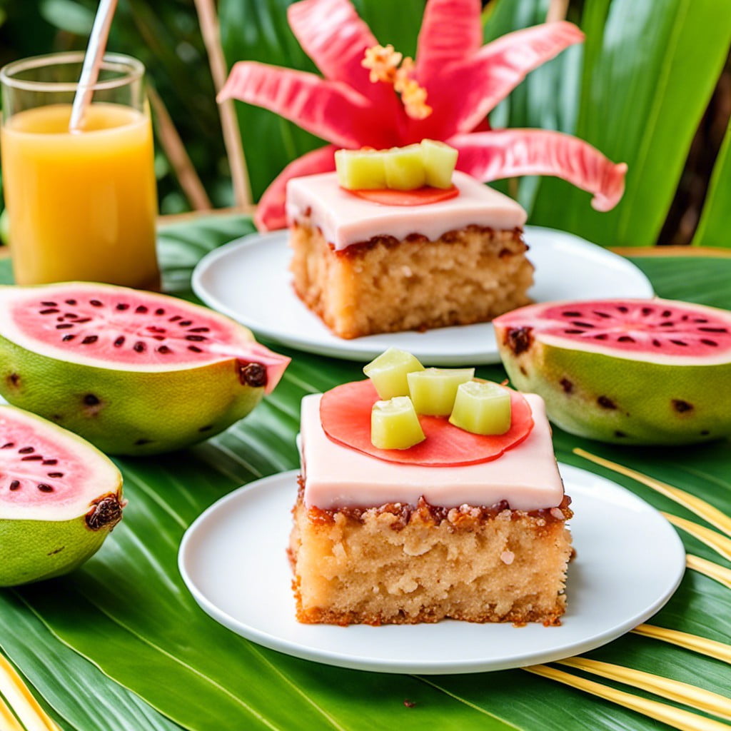 guava cake squares