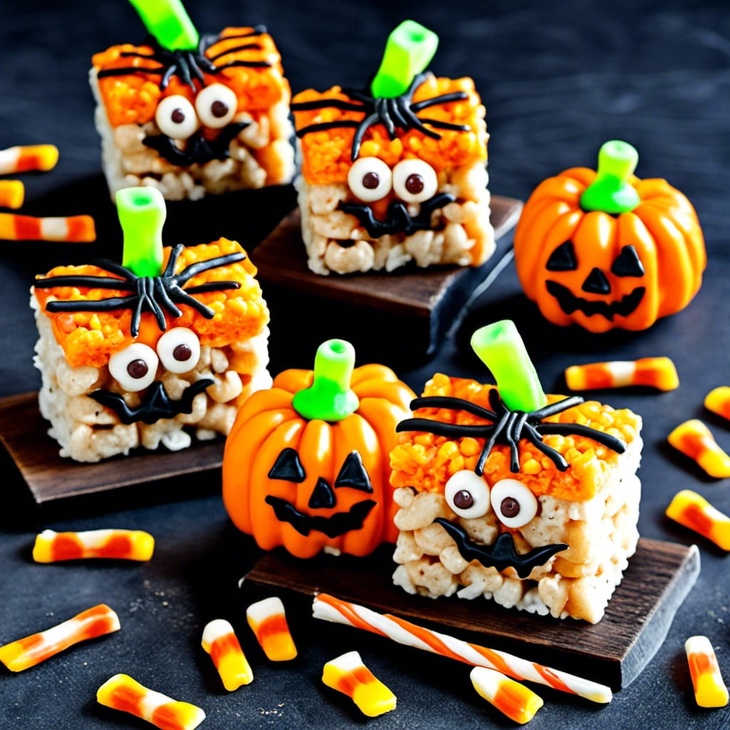 halloween rice crispy treats