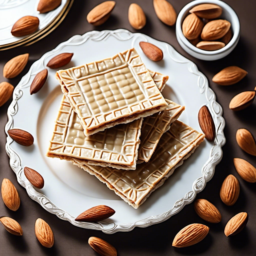matzo toffee with almonds