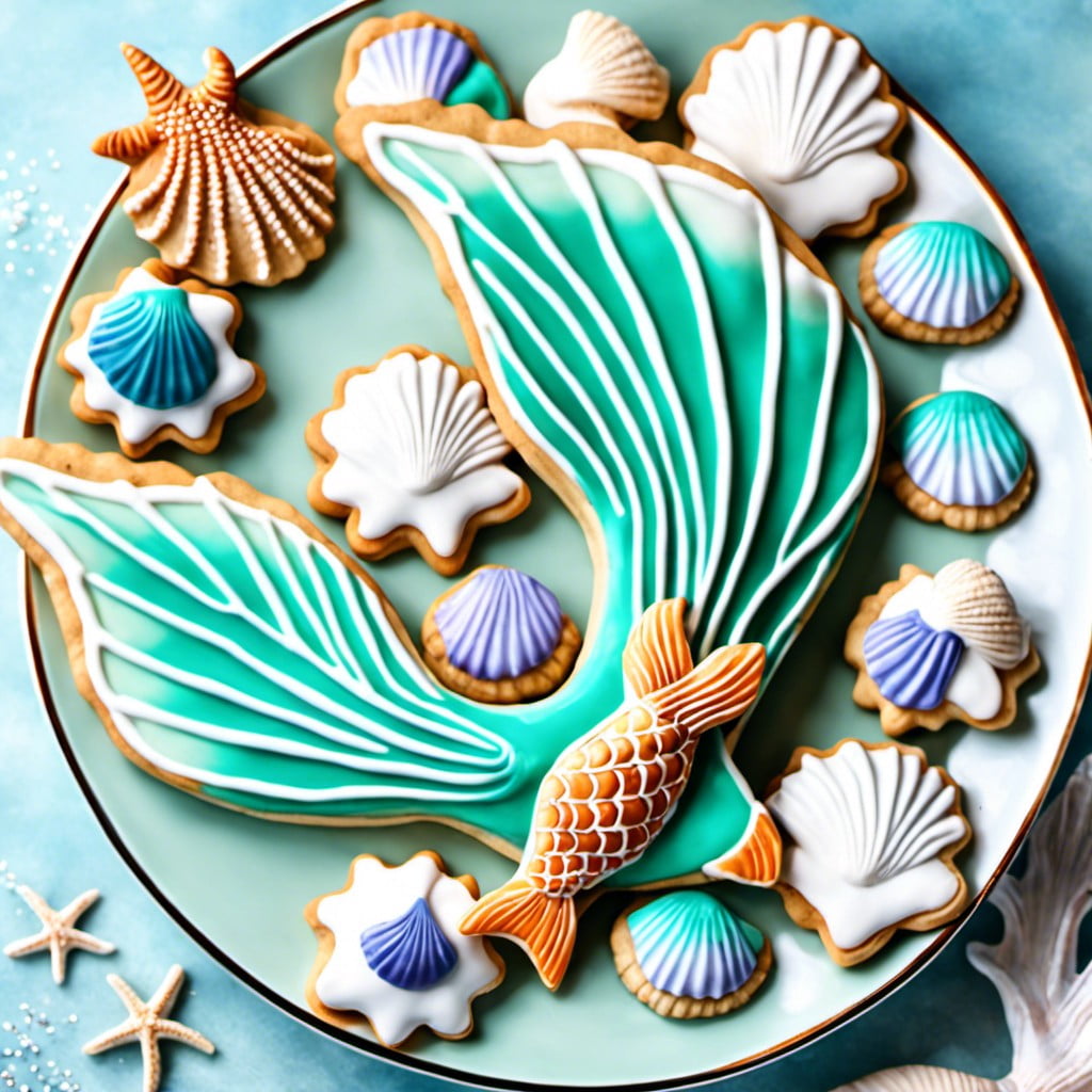 mermaid tail cookies