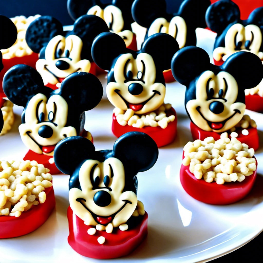 mickey rice krispie treats