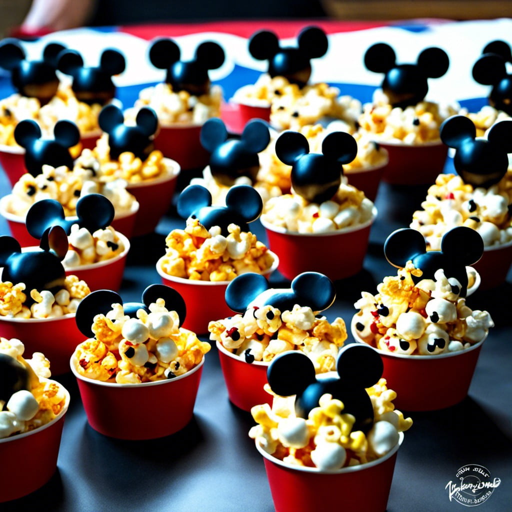 mickey shaped popcorn balls