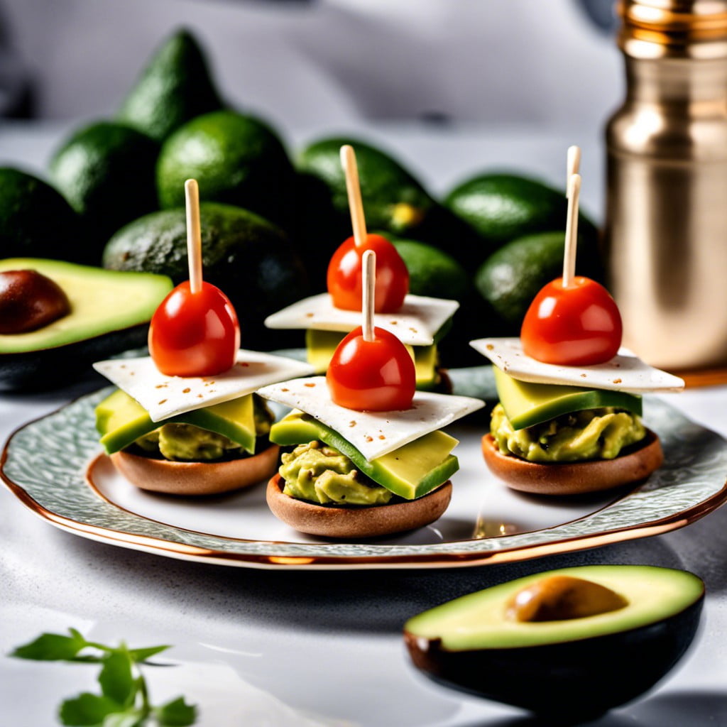 mini avocado sliders