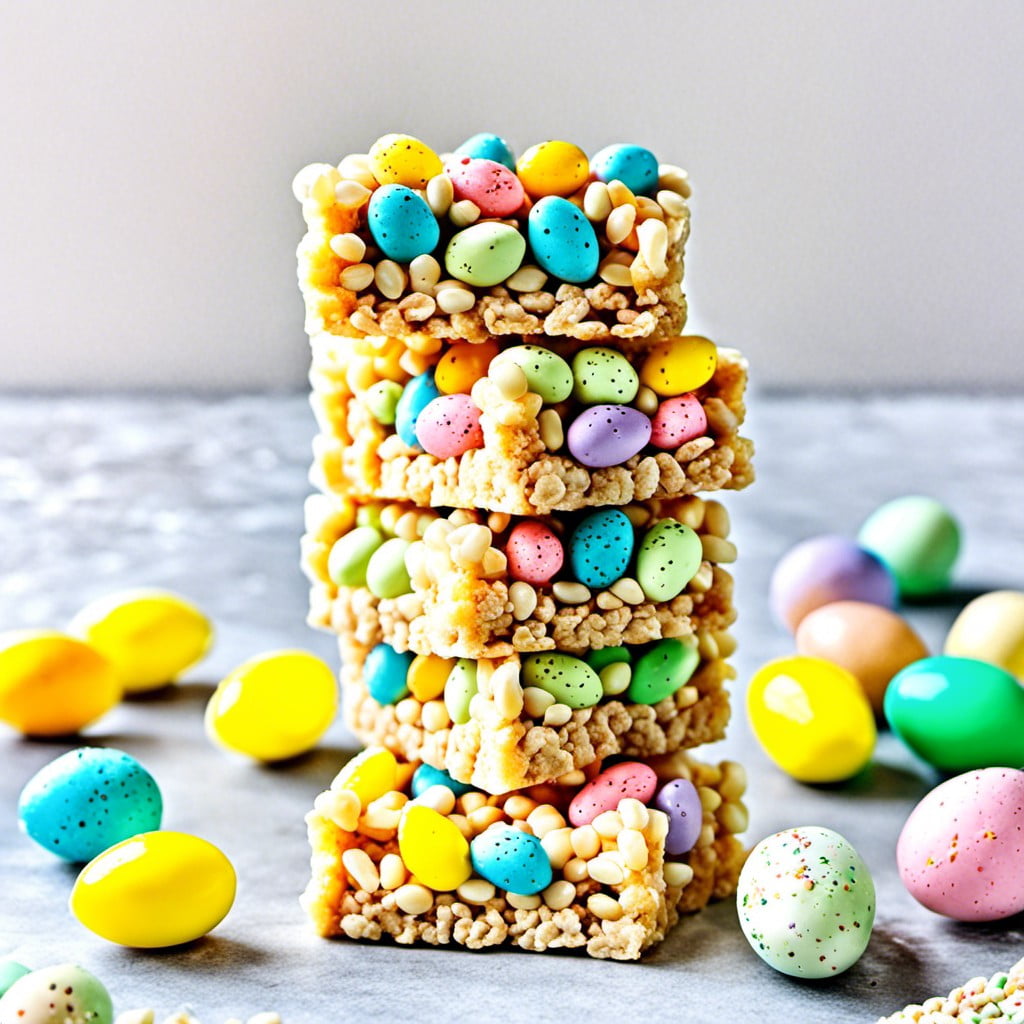 mini egg rice krispies