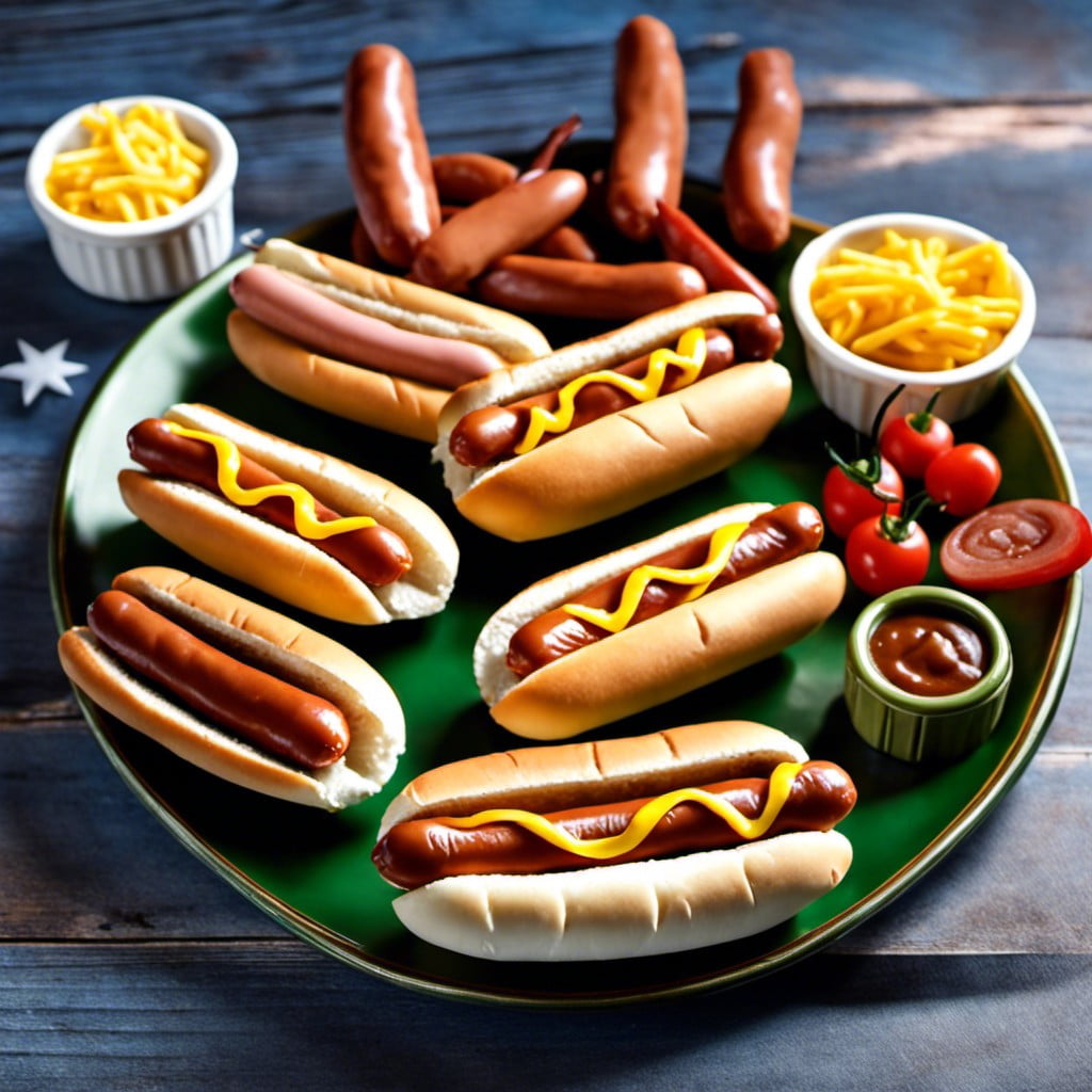 mini hot dogs
