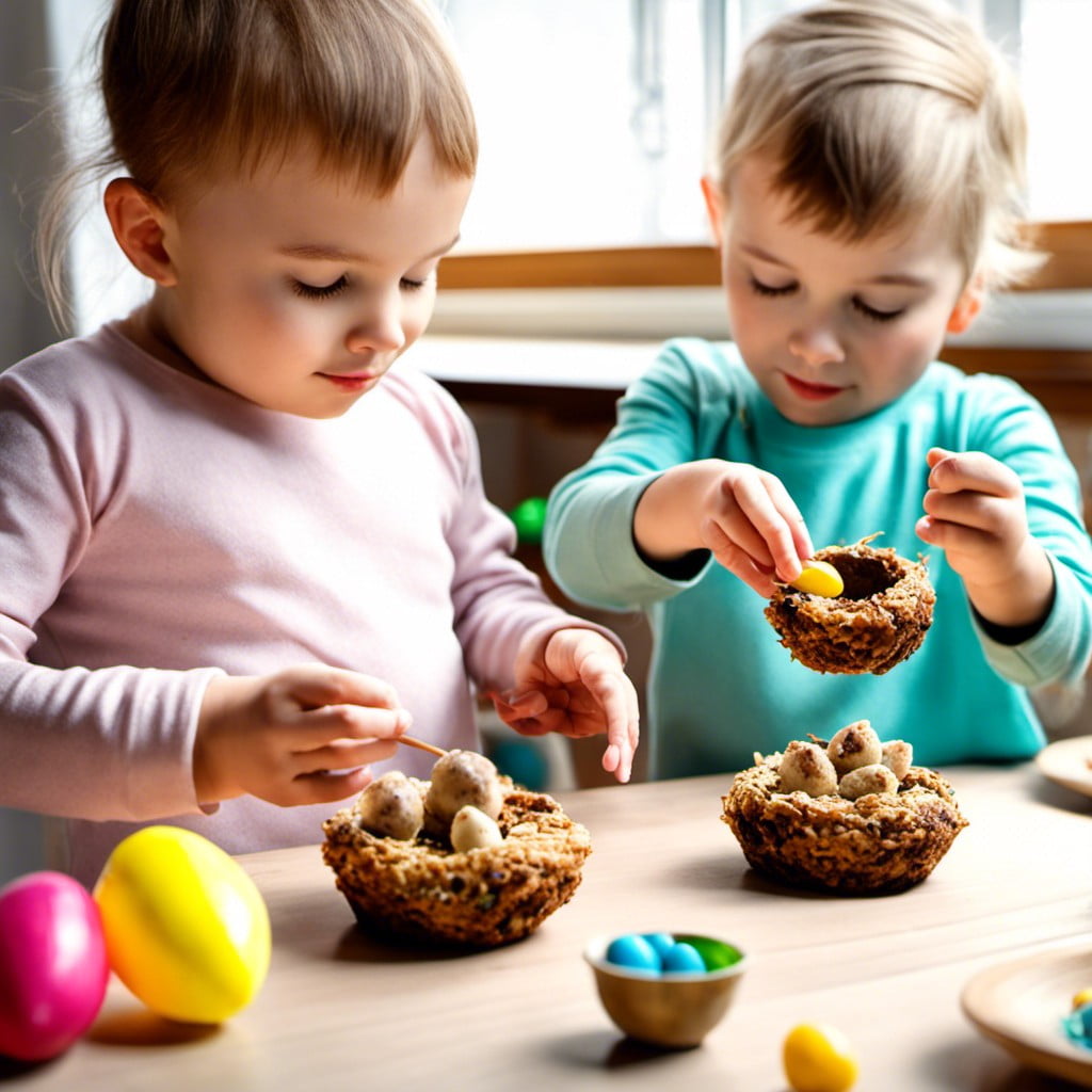 mini muffin bird nests