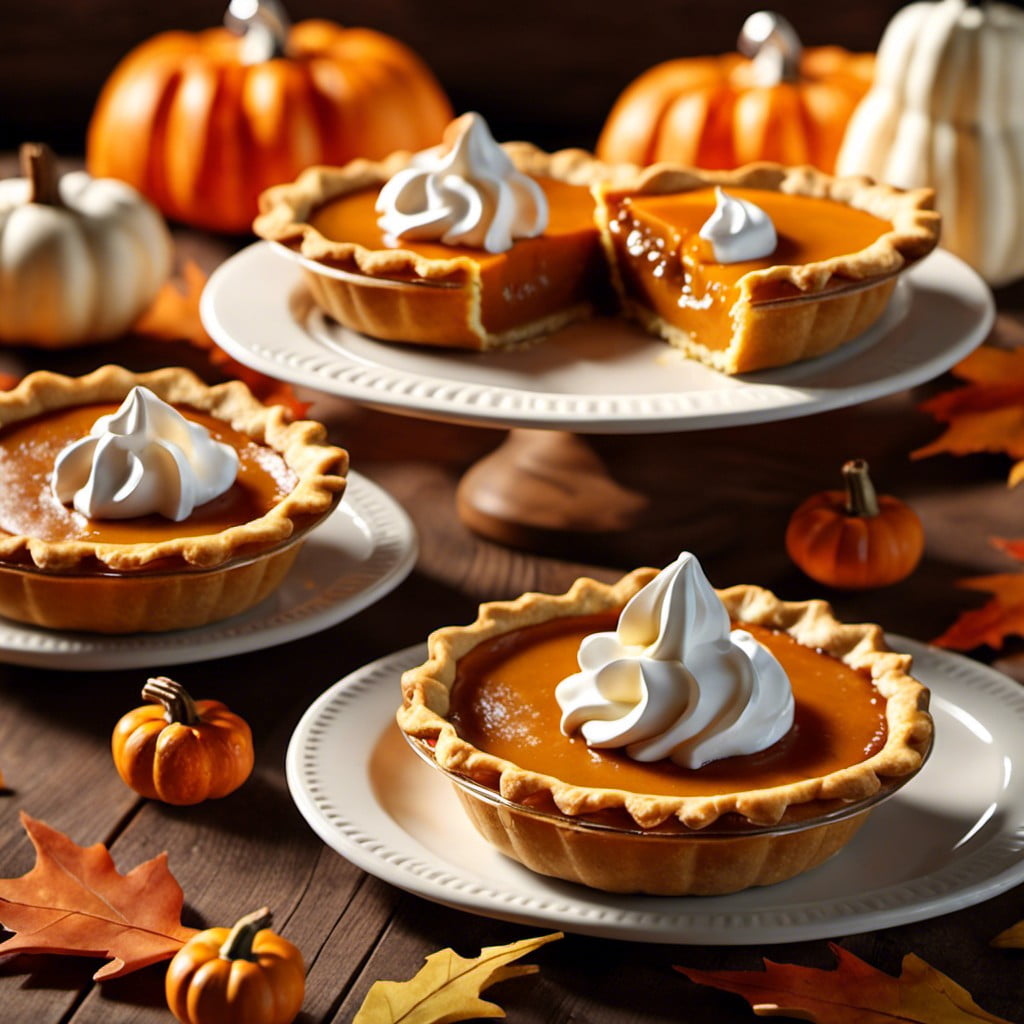 mini pumpkin pies