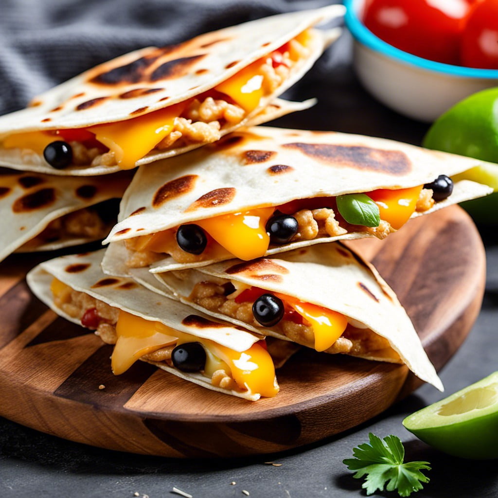 mini quesadillas