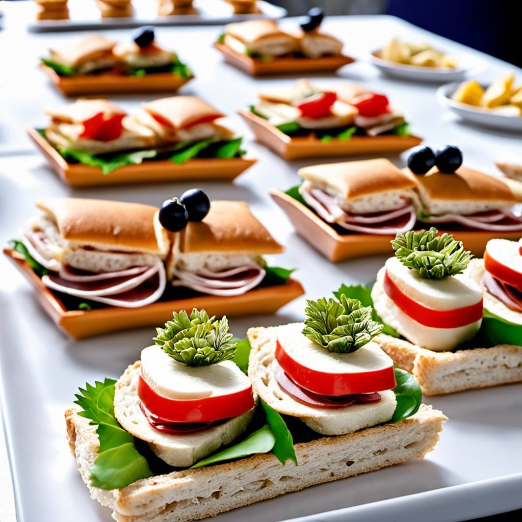mini sandwich platters