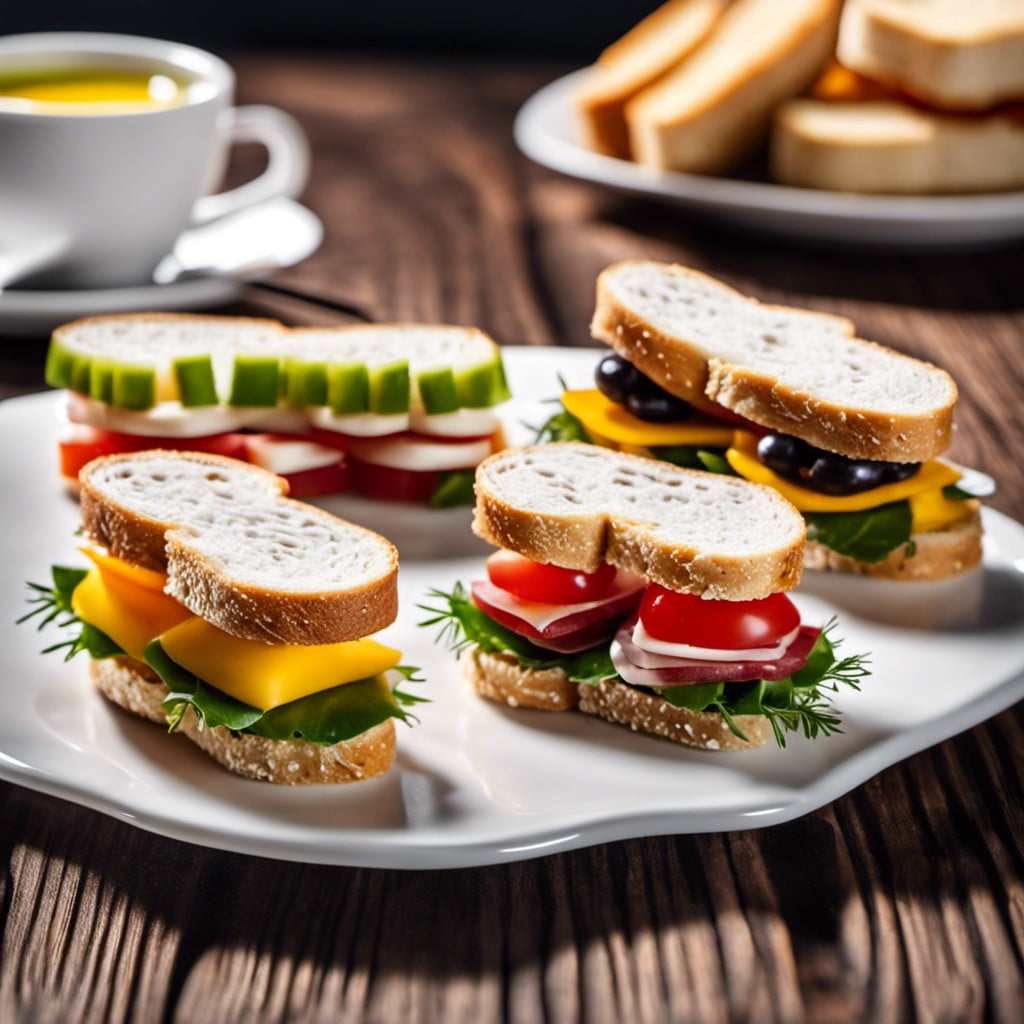 mini sandwiches