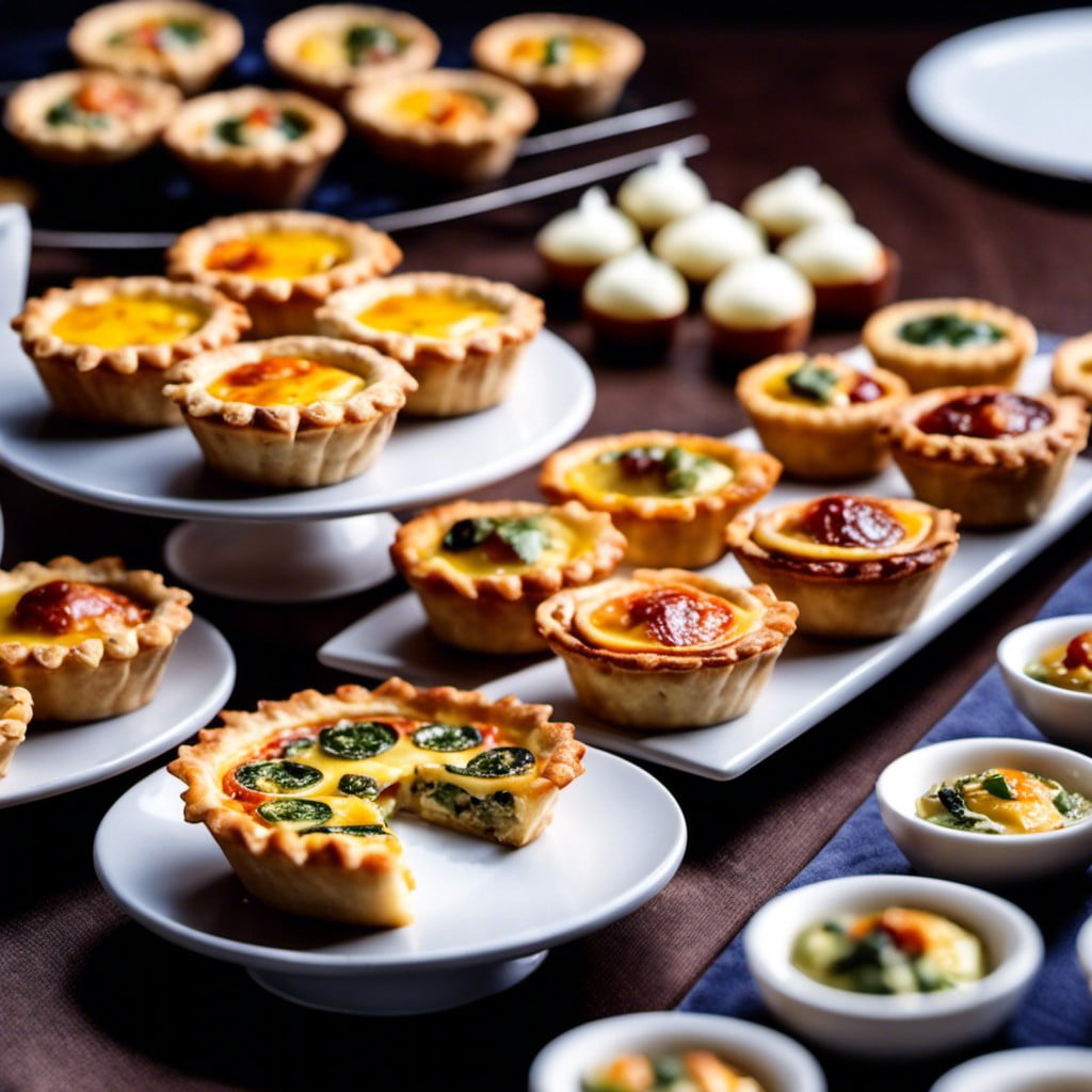 miniature quiches