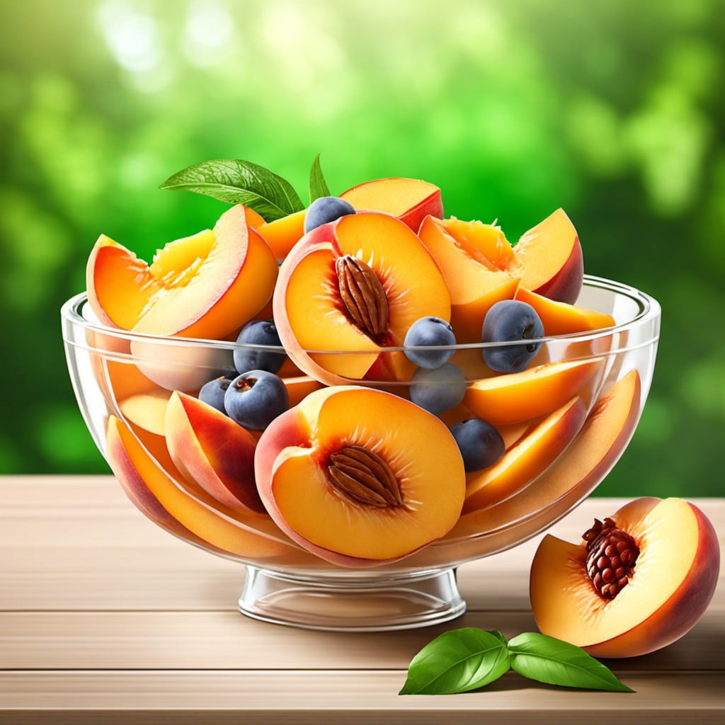 peach fruit salad