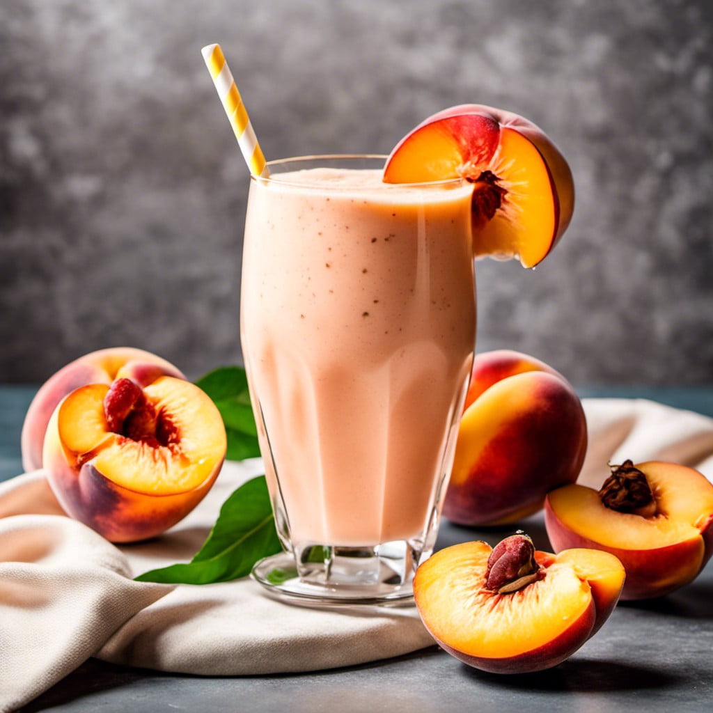 peach kefir smoothie