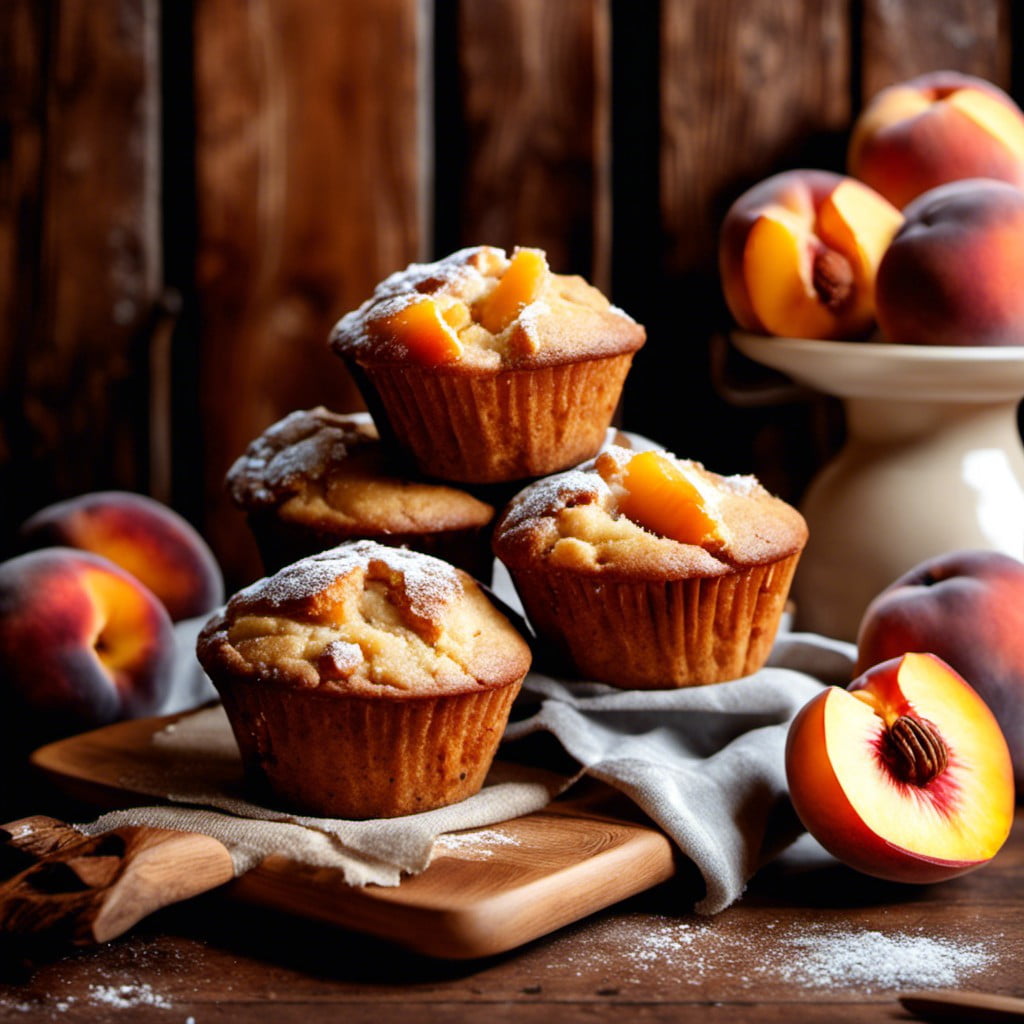 peach muffins