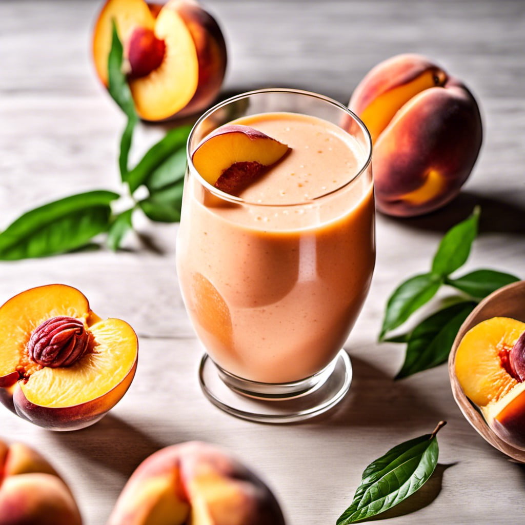 peach smoothie