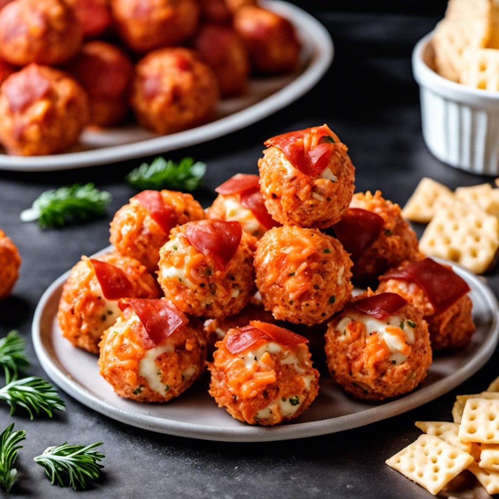 pepperoni cheese ball bites