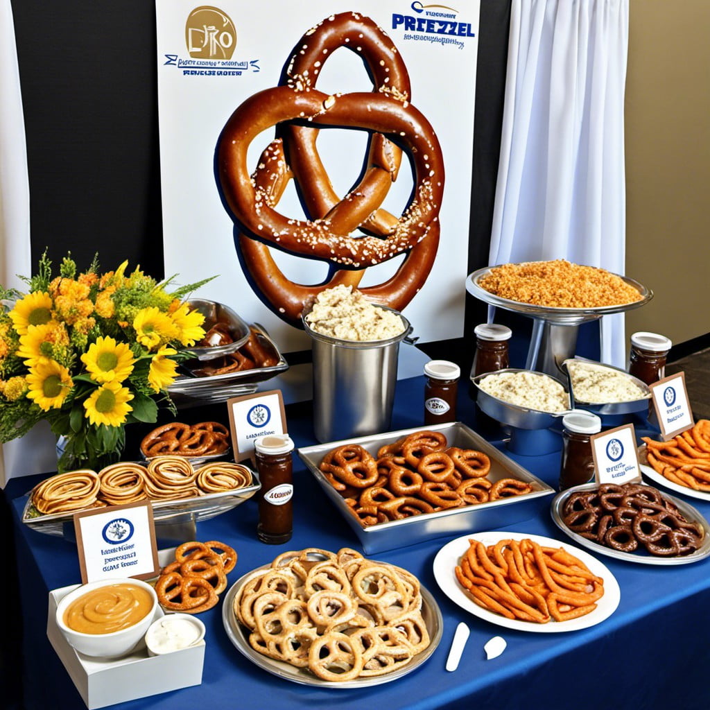 pretzel and dip station