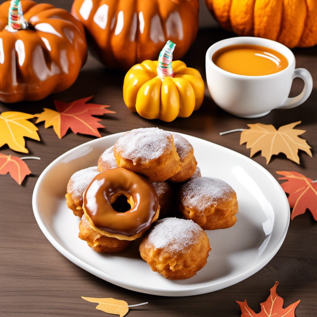 pumpkin donut holes