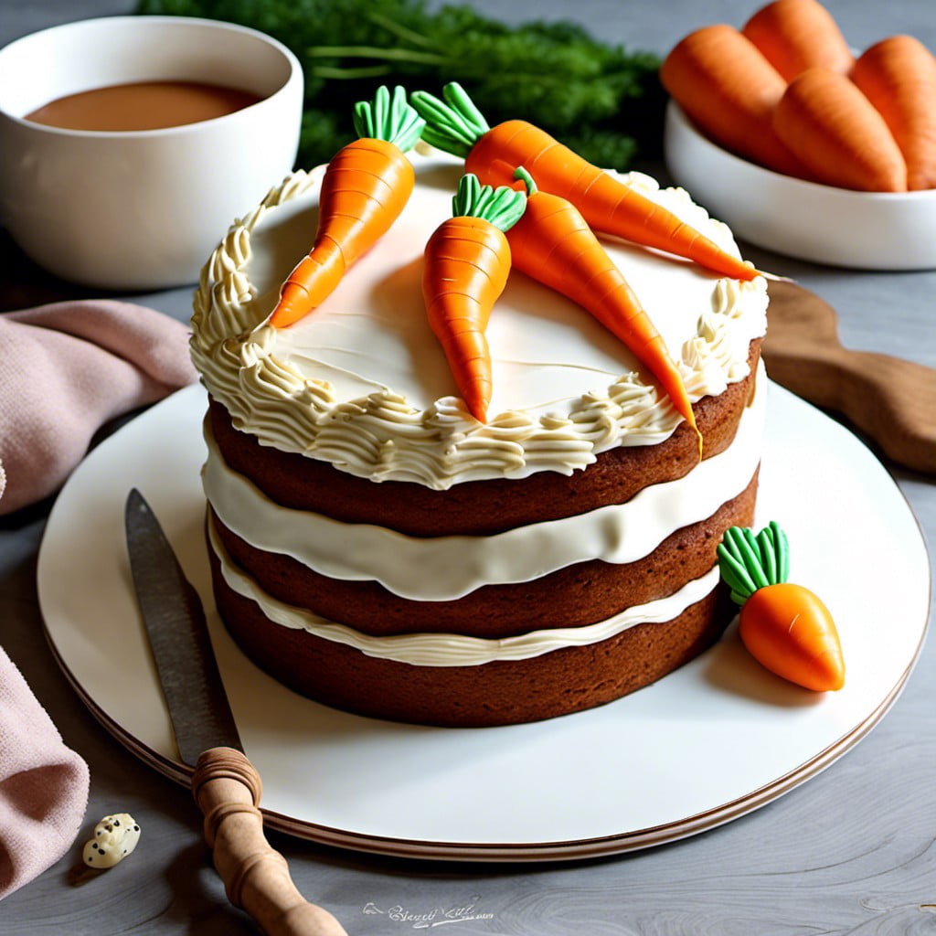 rabbits carrot cake