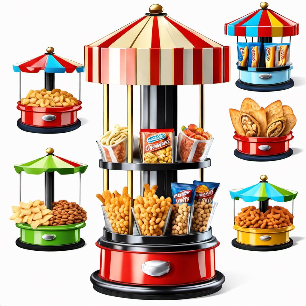 revolving snack carousel