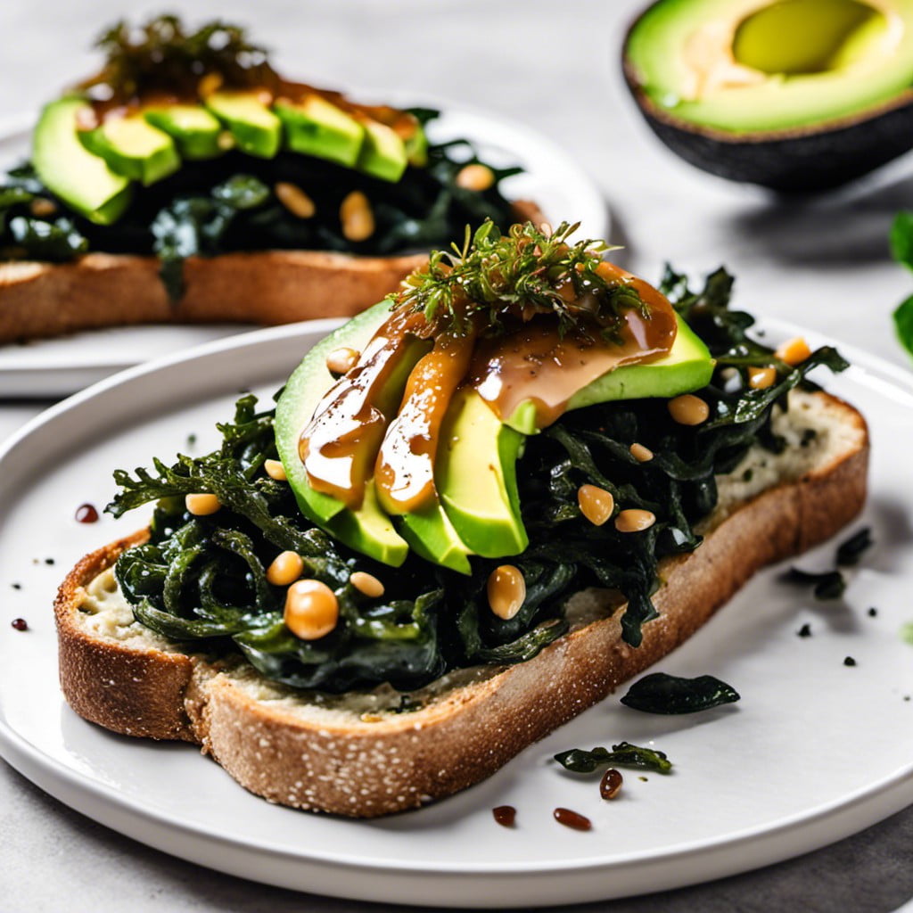 seaweed avocado toast