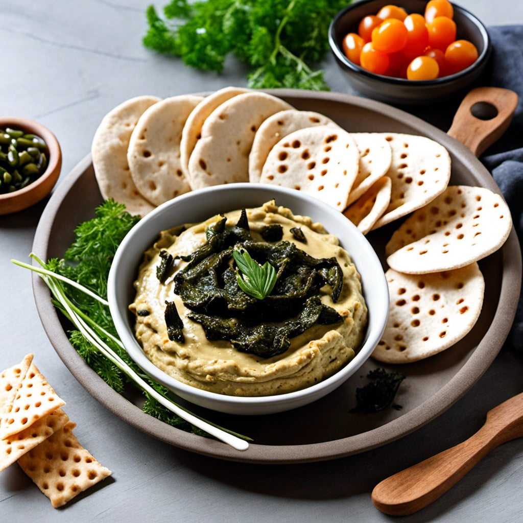 seaweed hummus dip