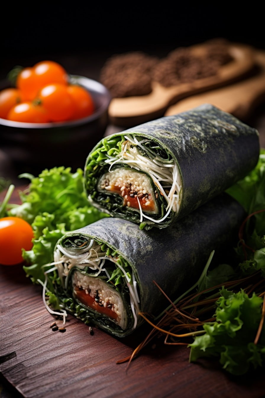 seaweed salad wrap