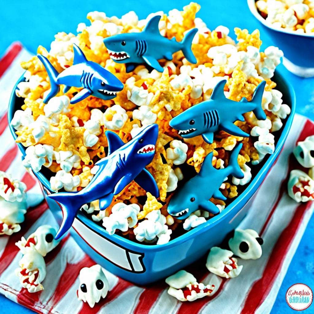 shark attack popcorn mix
