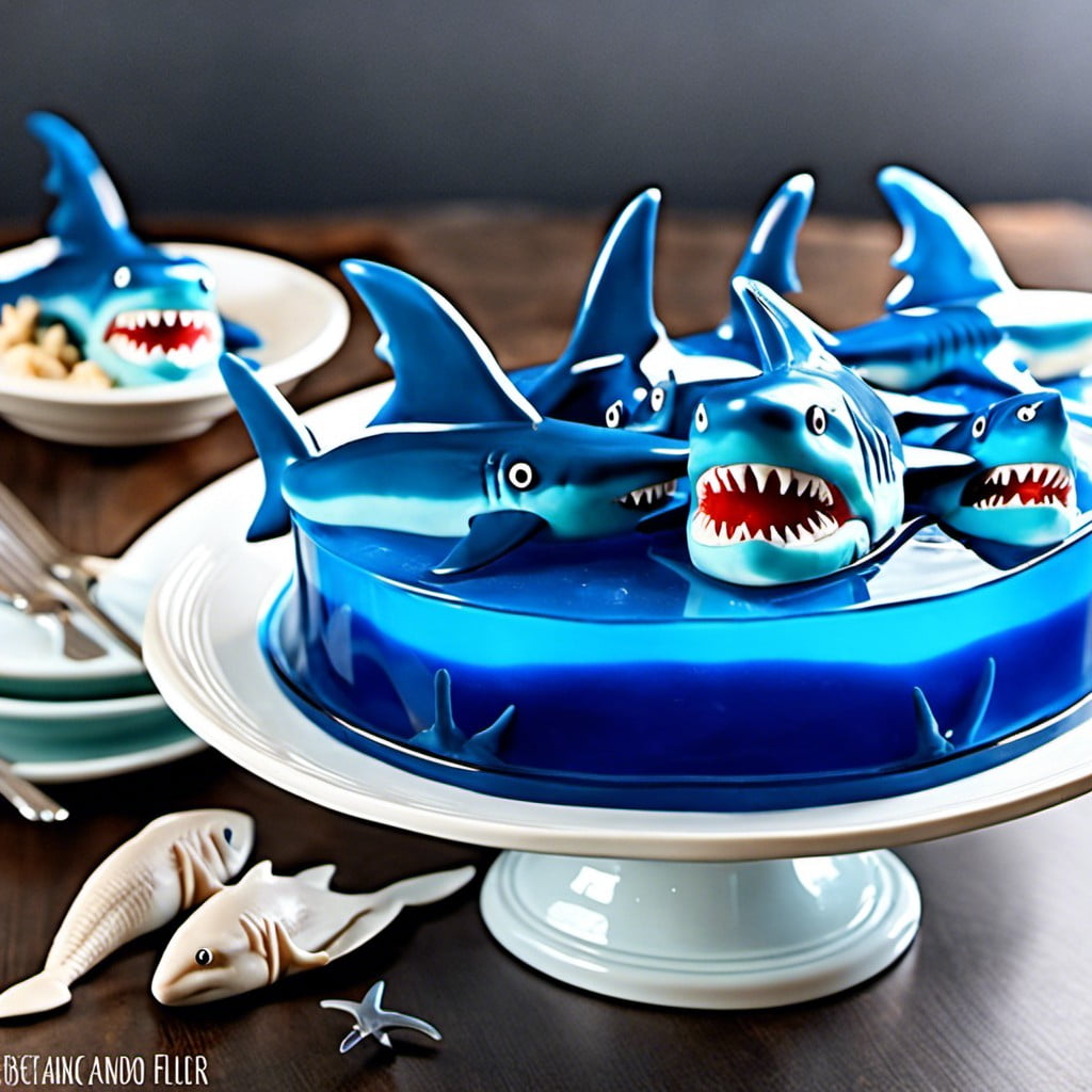 shark infested blue jello
