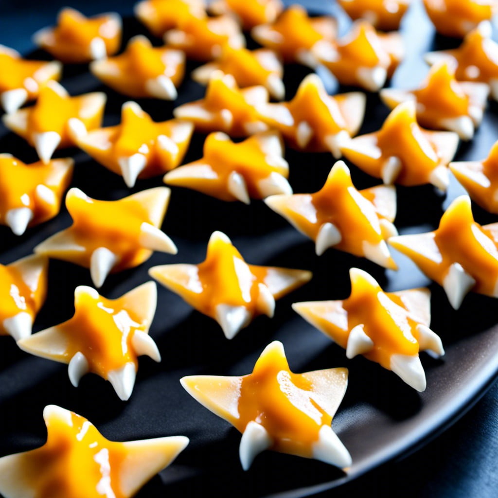 shark teeth cheddar bites